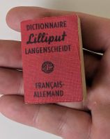 Lilliput Langenscheidt Wörterbuch Französisch-Deutsch 1954