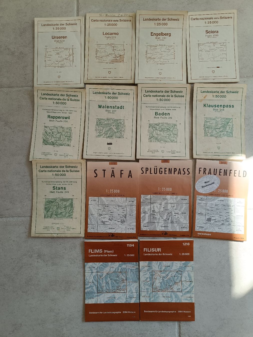 Landkarten & Atlanten: Landeskarten Schweiz – Gebraucht aus Spreitenbach von Dominaldo1 2