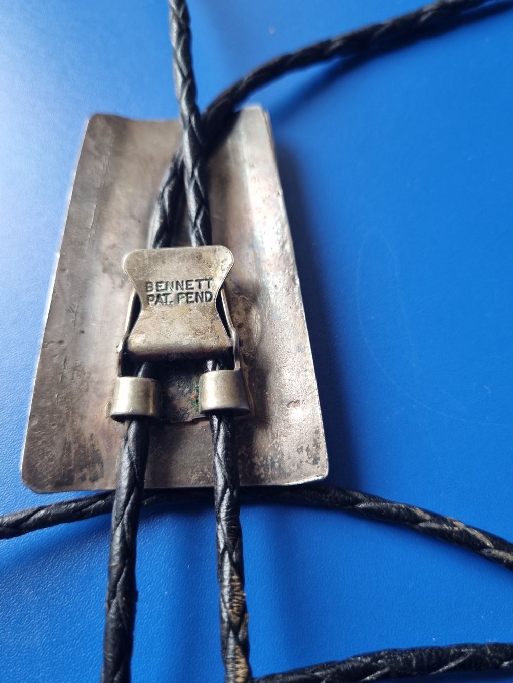 Krawatten: Vintage Bennett Bolokrawatte Indianer Silber – Gebraucht aus Schaffhausen von Leveron13 1