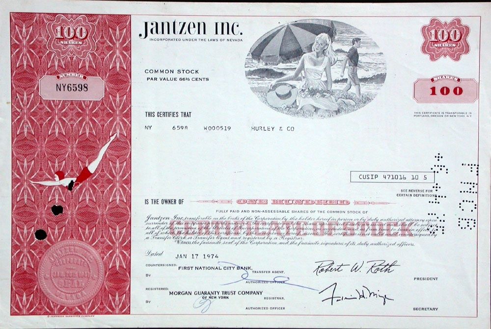 Documents: Jantzen Inc. - 1974 – D'occasion à Solothurn par Sgasche