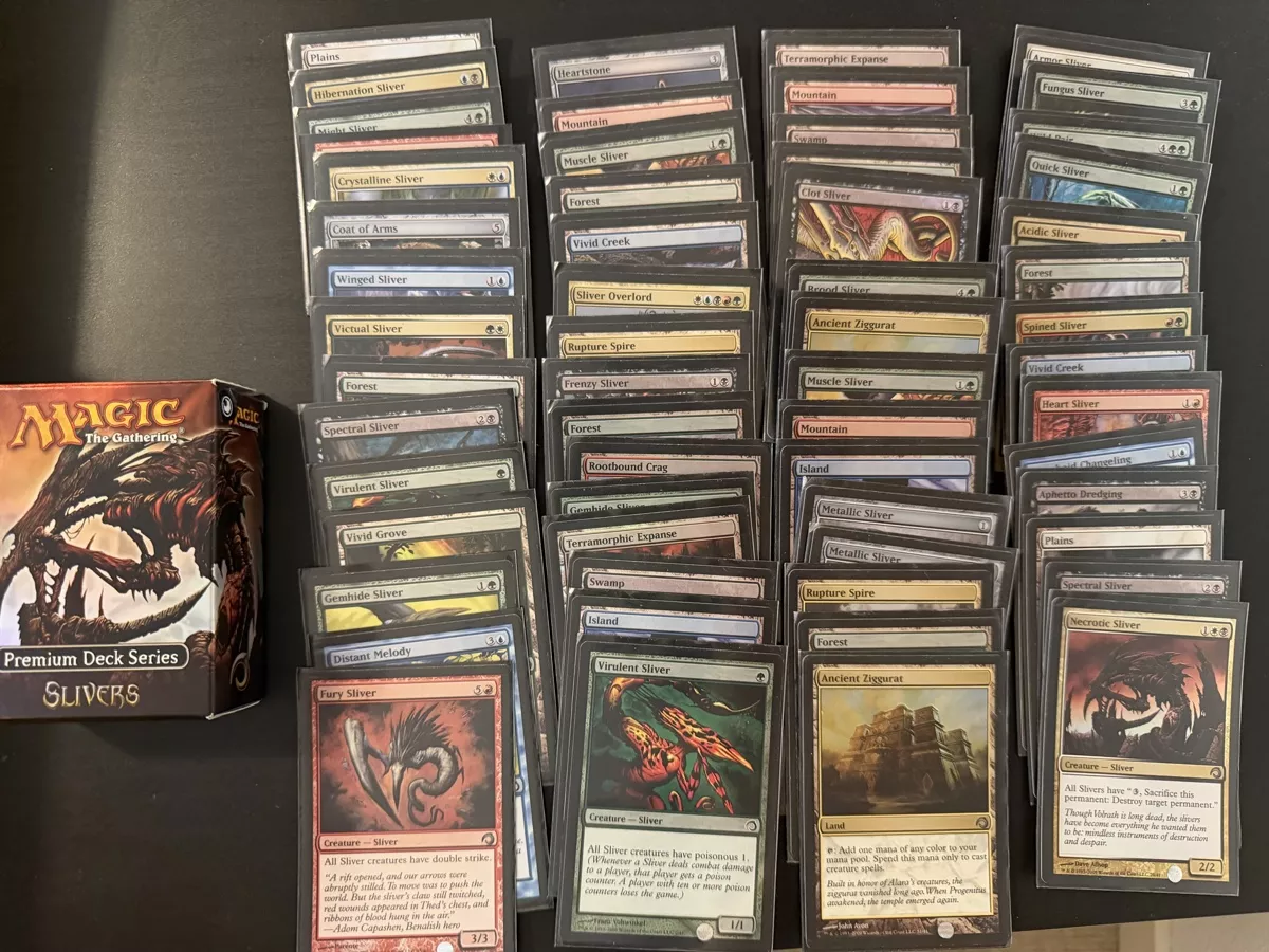 Magic The Gathering Sammelbilder & Trading cards: MTG premium deck slivers – Gebraucht aus Davos Dorf von Denina 1
