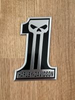 Aluminum Emblem Logo Nummer 1 Harley Davidson Style Plakette