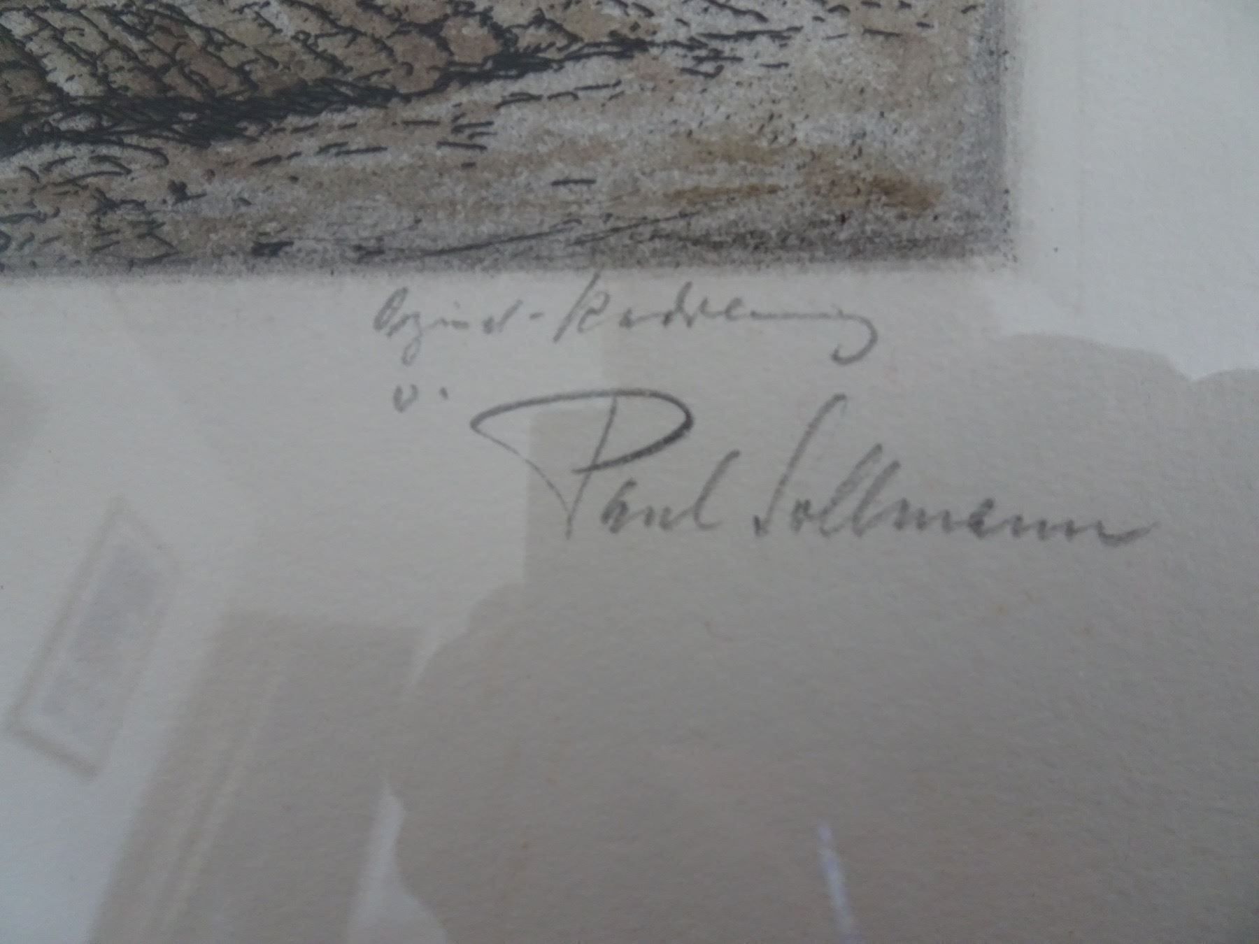 Foto & Immagini: Paul Sollmann - Original Radierung - signiert – Usato da Vitznau venduto da Mina60 2