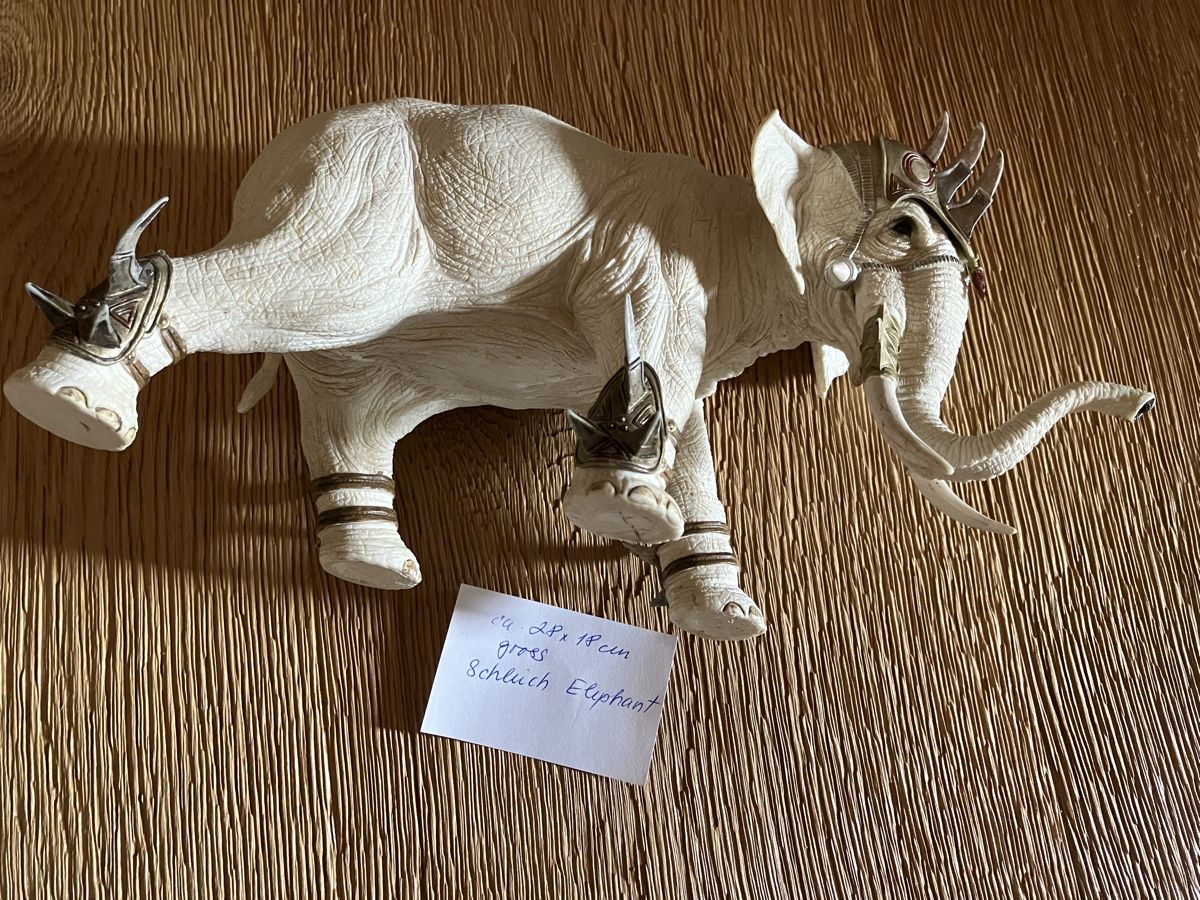 Schleich Giocattoli: Schleich elephant Kampfelephant – Usato da Bever venduto da dvojca 5