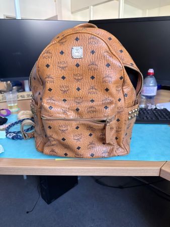 MCM Rucksack Visetos Small Plus heritage Canvas