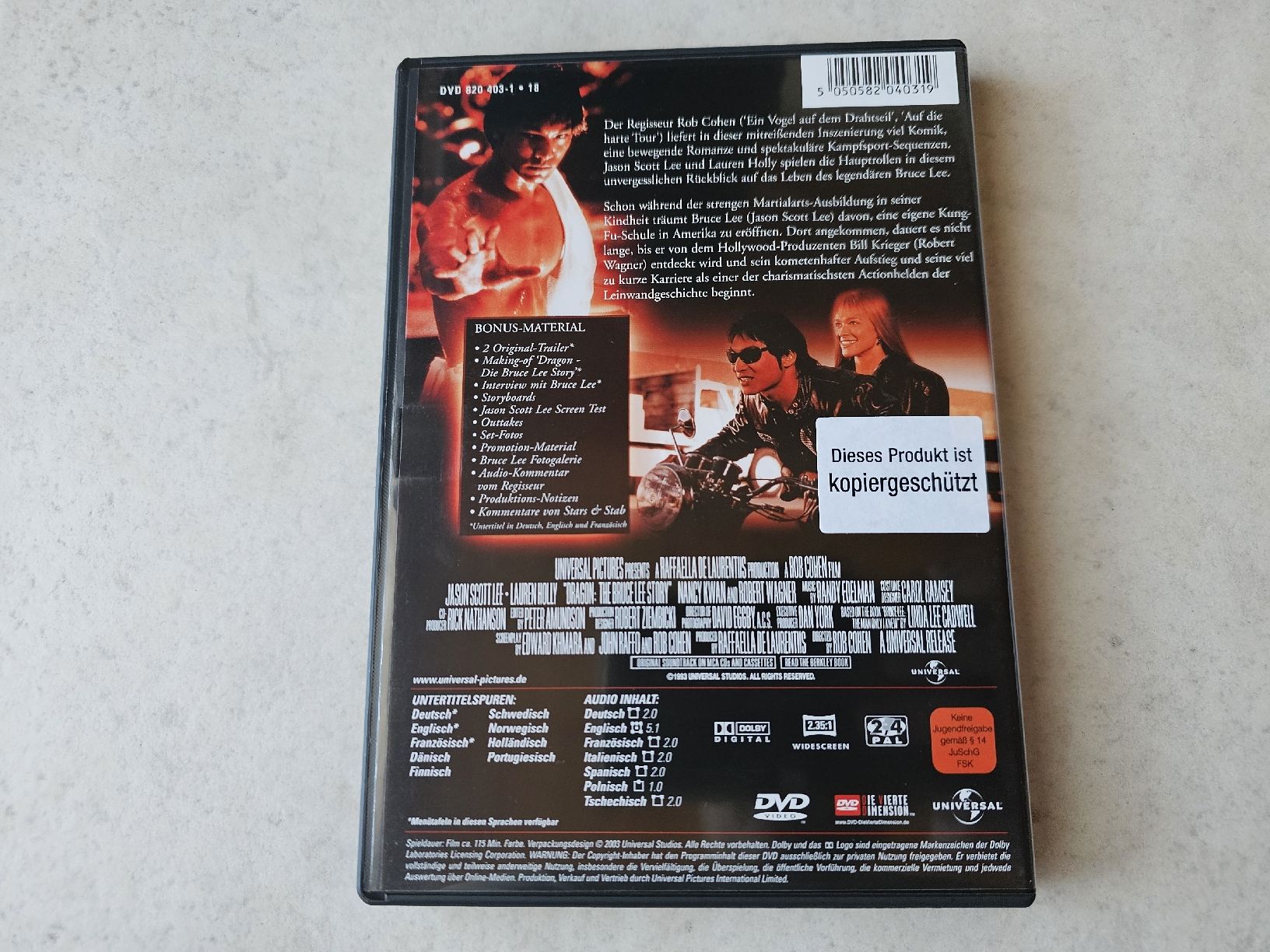 Alle DVDs: Dragon  -  Die Bruce Lee Story – Gebraucht aus Schneisingen von backstore24 1