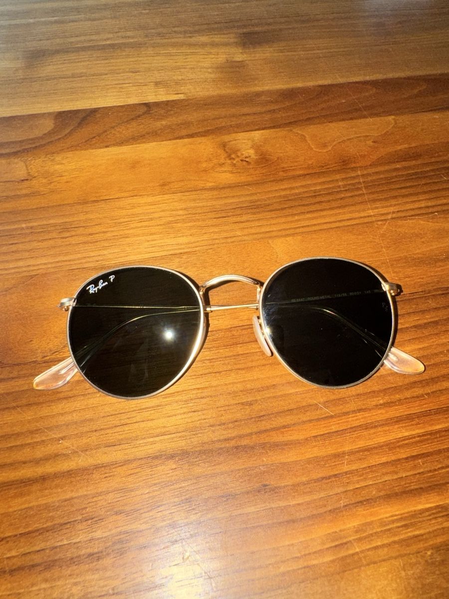 Ray-Ban Brillen & Gläser: Ray-Ban Sonnenbrille Oval Gold – Gebraucht aus Pfäffikon ZH von otlo 1