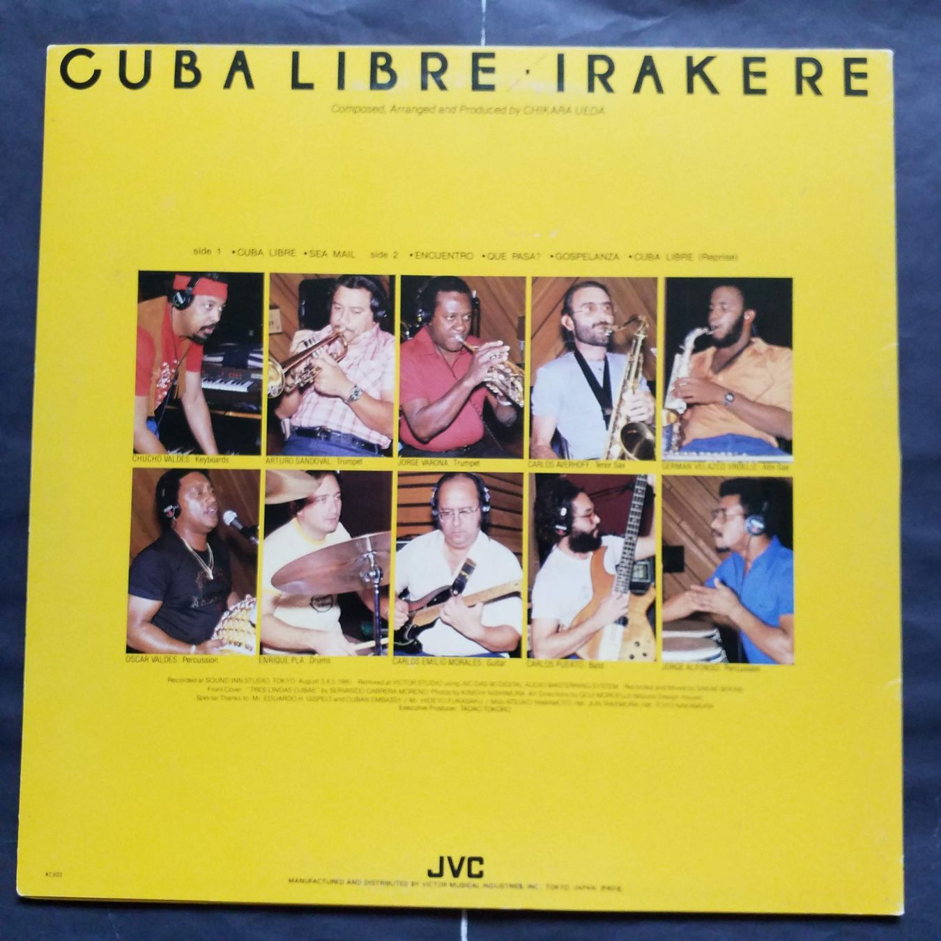 Schallplatten: IRAKERE,  Cuba libre - 1st 1980 Japan - insert - – Neu (gemäss Beschreibung) aus Yverdon-les-Bains von Jacotreut 1