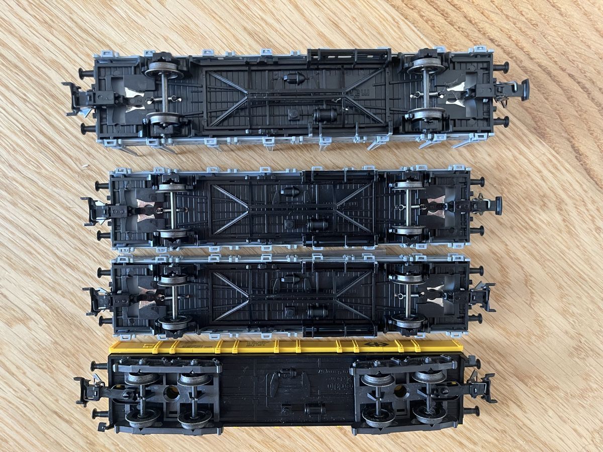 Märklin Modellini di ferrovie: Konvolut SBB Flachwagen Märklin – Usato da Basel venduto da Re620_11627 5