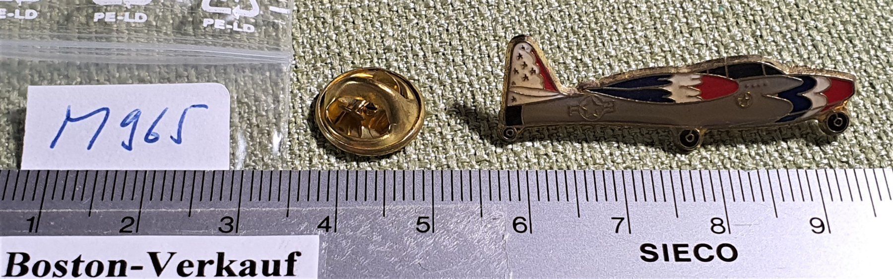 Placchette & Badge: M965 - Pin US Air Force Flugzeug Jet – Usato da Reinach BL venduto da Boston-Verkauf 1