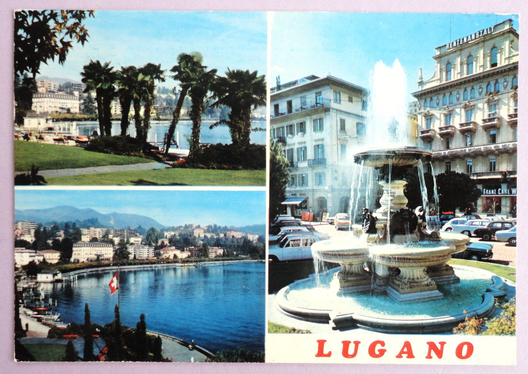 Ansichtskarten: Lugano – Gebraucht aus Fétigny von Billy2miny