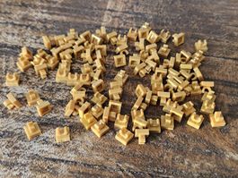 lego 15712 lot de 100 pièces Pearl Gold Tile, Modified 1 x 1