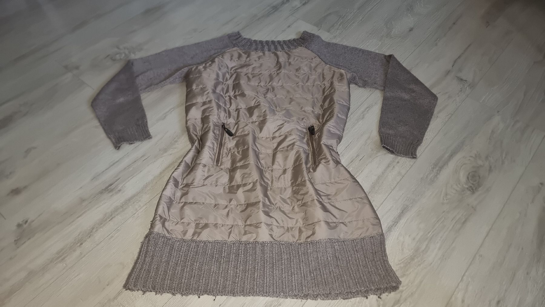 Vestiti: Warme Winter Kleid, Gr. S, gesteppt, Strickärmel – Usato da Wigoltingen venduto da Zuckerfee84