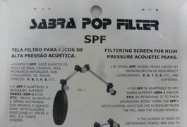 POPFILTER SABRA SPF Mikrofon Popschutz