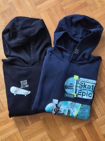 Lot de 2 Sweat à capuche - Thème Skate - Taille 146/152
