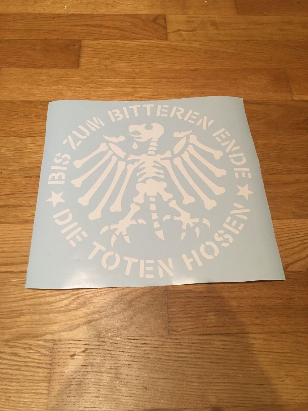 Sticker: Die Toten Hosen Aufkleber weiss gross – Nuovo e nell'imballaggio originale da Regensdorf venduto da Mischa88