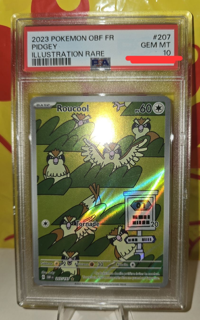 Pokémon Sammelbilder & Trading cards: OBF FR PIDGEY pokemon psa 10 fr gem mt – Neu und originalverpackt aus Genève von Hoenn.