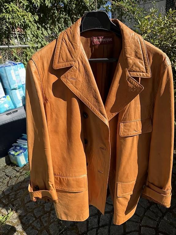 Giacche: Strenesse Lederjacke (Lammnappa) – Usato da Bern venduto da dexter123
