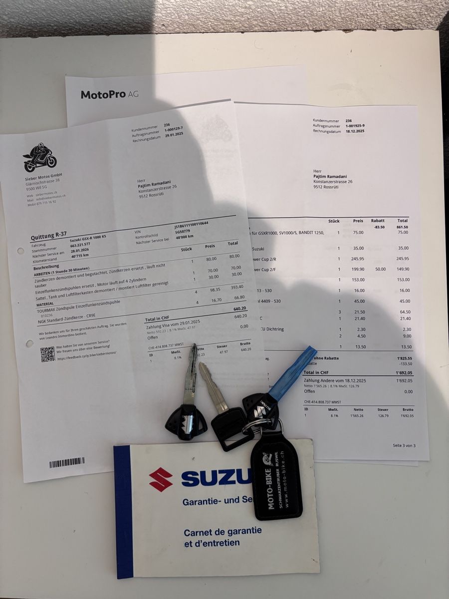 Suzuki Strada: SUZUKI GSX-R1000 K5/K6 – Usato da Rossrüti venduto da PRAG90 7