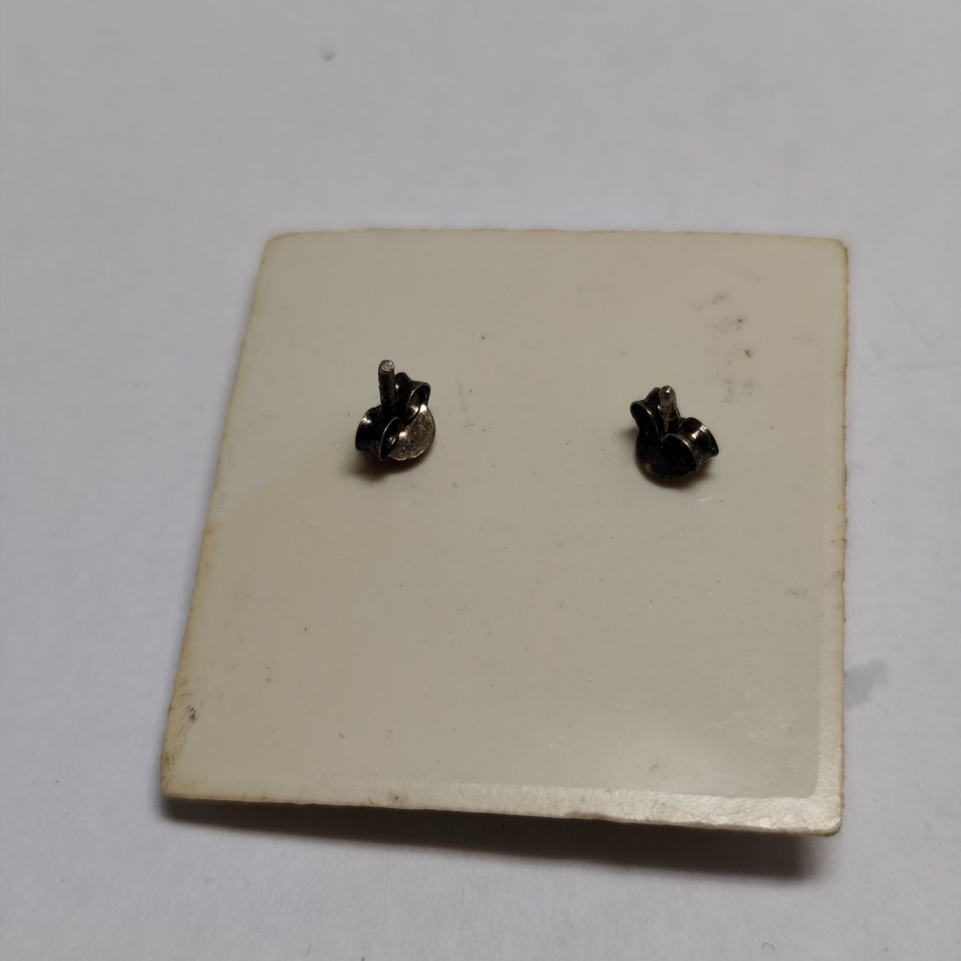 Orecchini pendenti & Orecchini a lobo: Vintage Silver silber Stud Earrings Boucles d'Oreilles #A3 – Usato da Châtelaine venduto da Tropic.Watch2 1