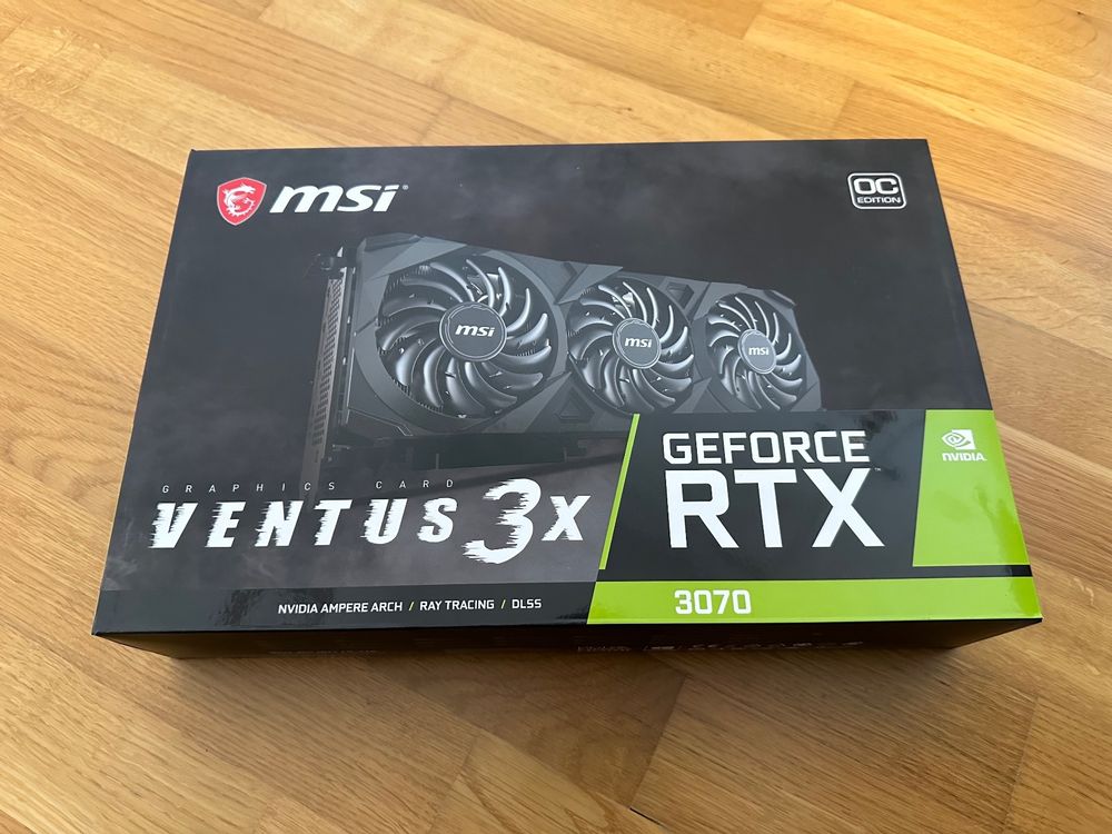 MSI Ventus 3x OC Nvidia RTX3070 (Gebraucht) in Pratteln für CHF 320 ...