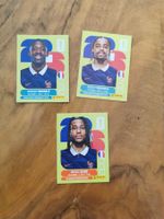 3 Panini Fussballsticker Frankreich gebraucht Zustand
