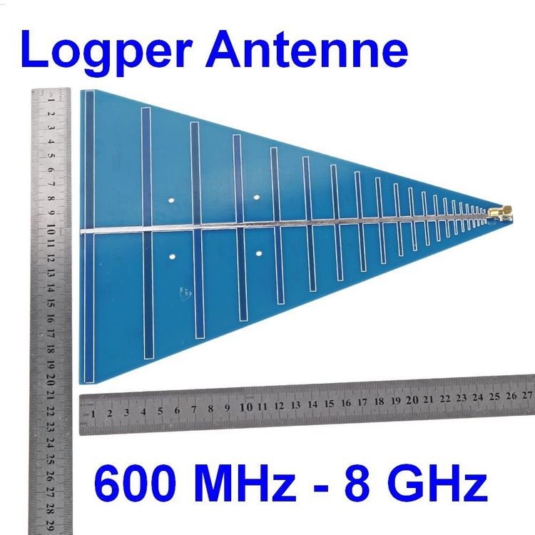 Log-periodische Richtantenne 0,1–12 GHz – Hochpräzise Peilantenne, Passiv, Hoher Gewinn Für Kommunikation
