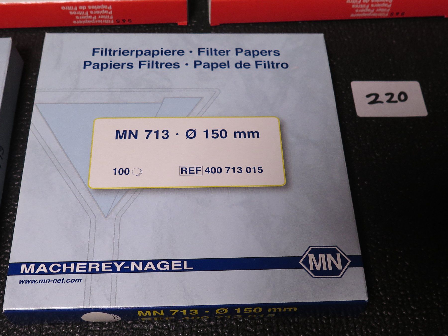 Sanitari: 5x Schleicher + MN 150mm Filterpapier, NEU – Nuovo (secondo la descrizione) da Basel venduto da Deko1 1