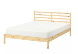 IKEA TARVA Bettgestell 140 × 200 cm mit LURÖY-Lattenrost