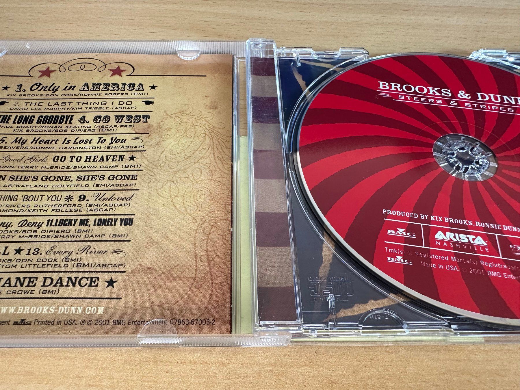 CD: Brooks & Dunn – Steers & Stripes – Usato da Rikon im Tösstal venduto da Alpenmutz 2