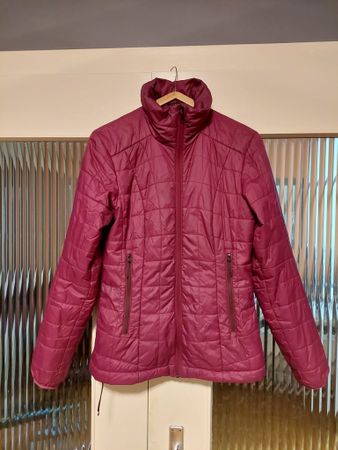 Veste femme matelassée bordeaux taille S bon excellent etat