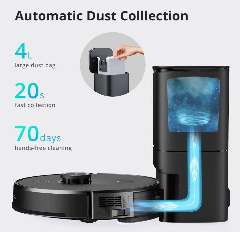 Aspirapolveri & Accessori: Botslab by 360 Saug- & Wischroboter mit automatischer Absaug – Usato da Kaiserstuhl AG venduto da ksu_2pww 4