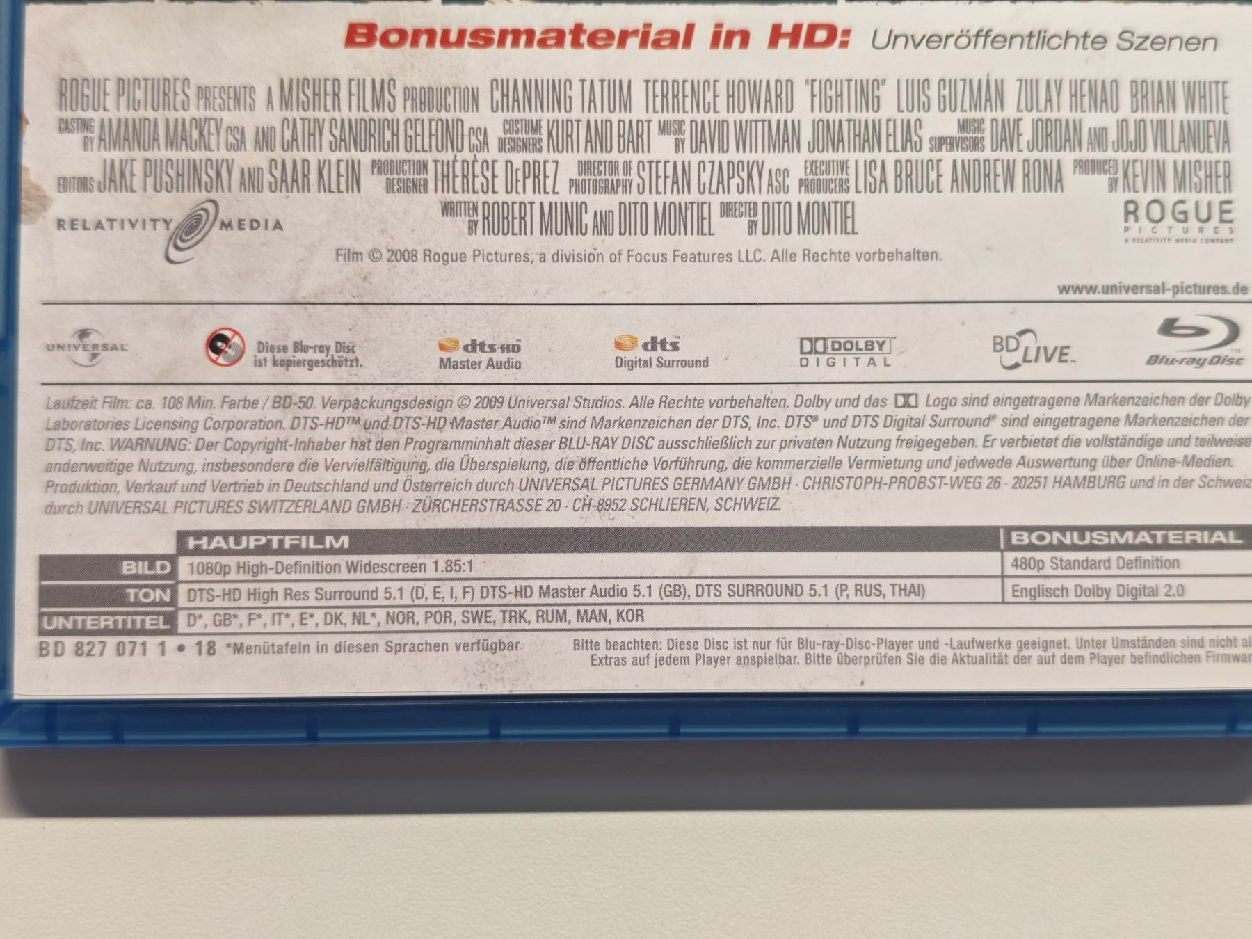 Alle DVDs: Fighting - Extended – Gebraucht aus Liestal von Kratzilla 3