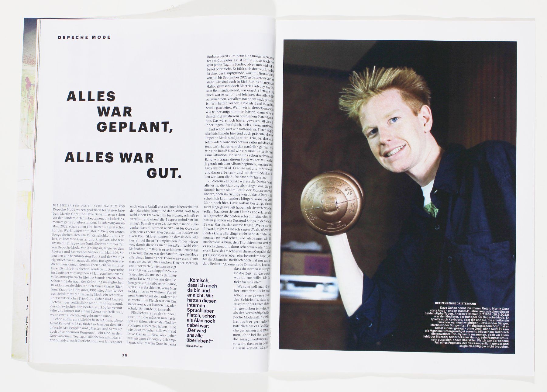 Schallplatten: DEPECHE MODE MEMENTO MORI Rolling Stone Magazin – Neu und originalverpackt aus Brüttisellen von  3