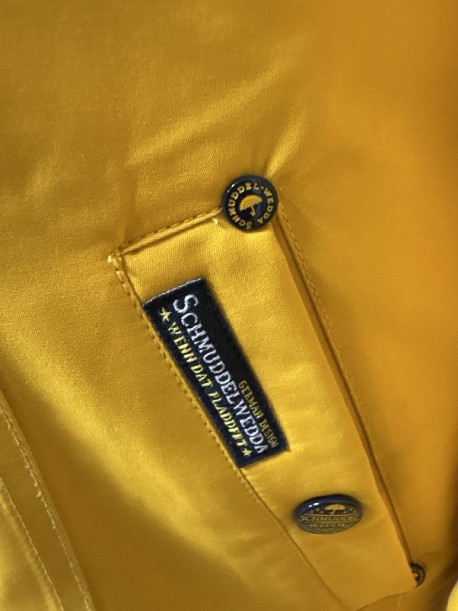 Schmuddelwedda Giacche: Schmuddelwedda Regenjacke, gelb, Gr. M, – Usato da Maienfeld venduto da 8796 1