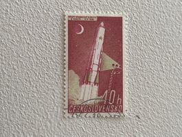 Cosmo und Space Theme Briefmarke