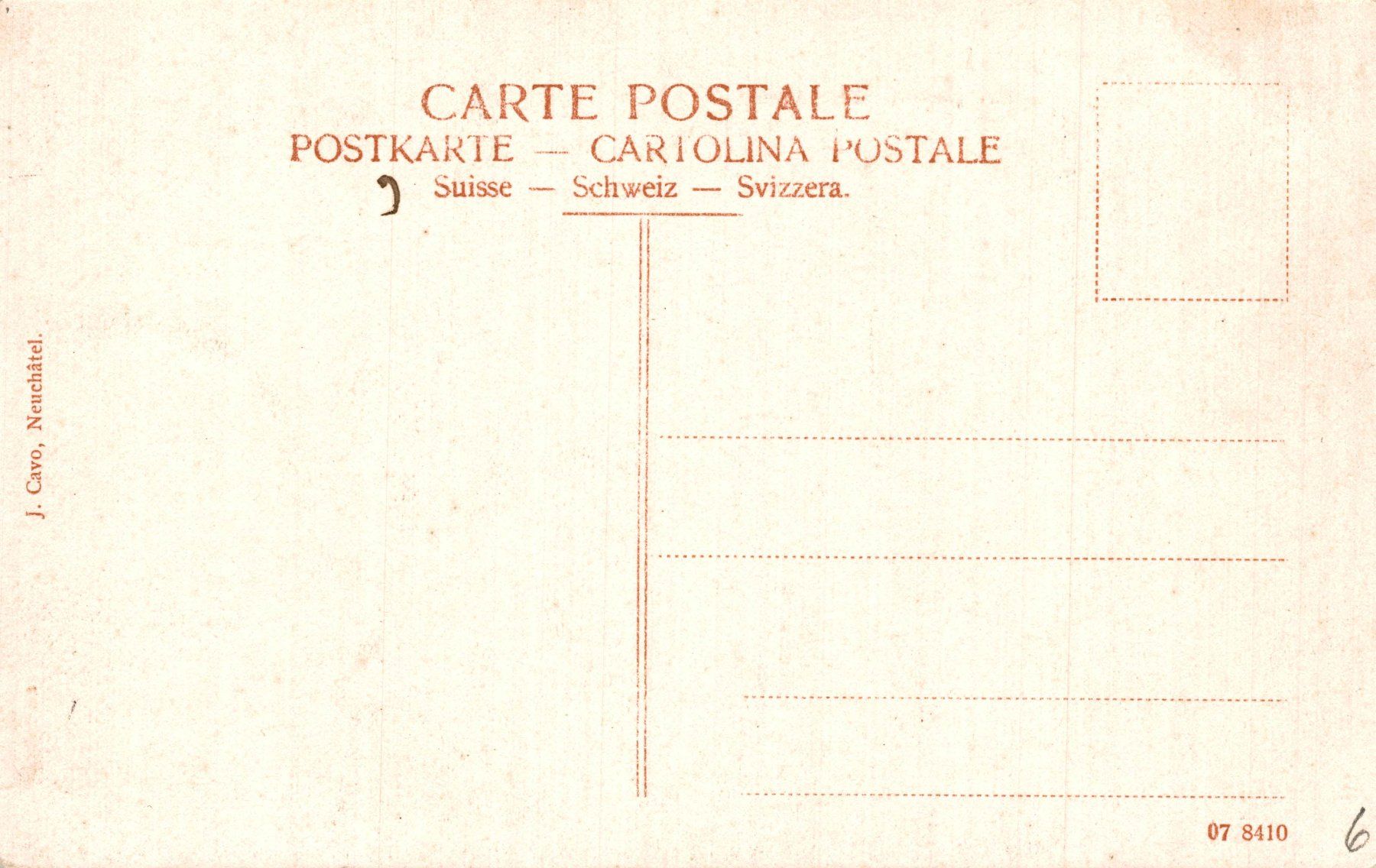 Cartoline postali: Neuchâtel. Vue générale et les Alpes – Usato da Bronschhofen venduto da Astore 1