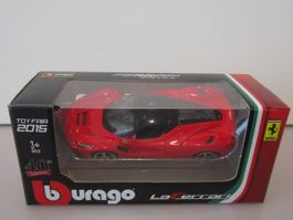 BURAGO 1/64 LA FERRARI TOY FAIR 2015 - 11449