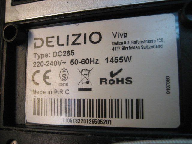 Macchine per caffè & Macchine per espresso: Delizio Kaffeemaschine DC265 – Usato da Winterthur venduto da pf02 8