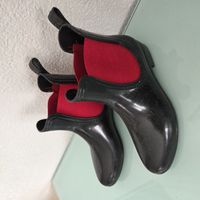 Bottines de pluie noires - Parfaites pour l'automne! 38