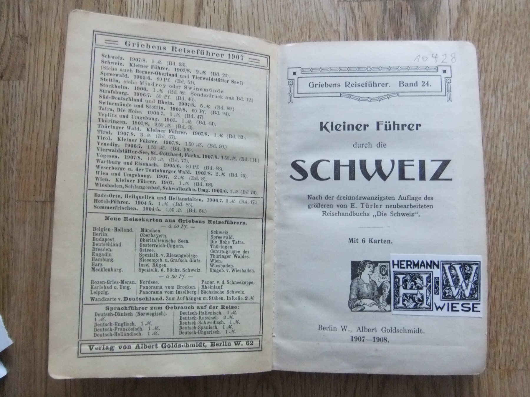 Libri: 3 antike Reiseführer Schweiz – Usato da St. Niklaus VS venduto da wunschlos54 1