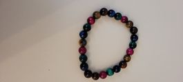 Armband Kugeln 0,8mm Durchmesser Elastisch Bunt
