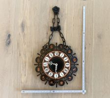 Schmiedeeiserne Sternzeichenuhr Wanduhr Vintage