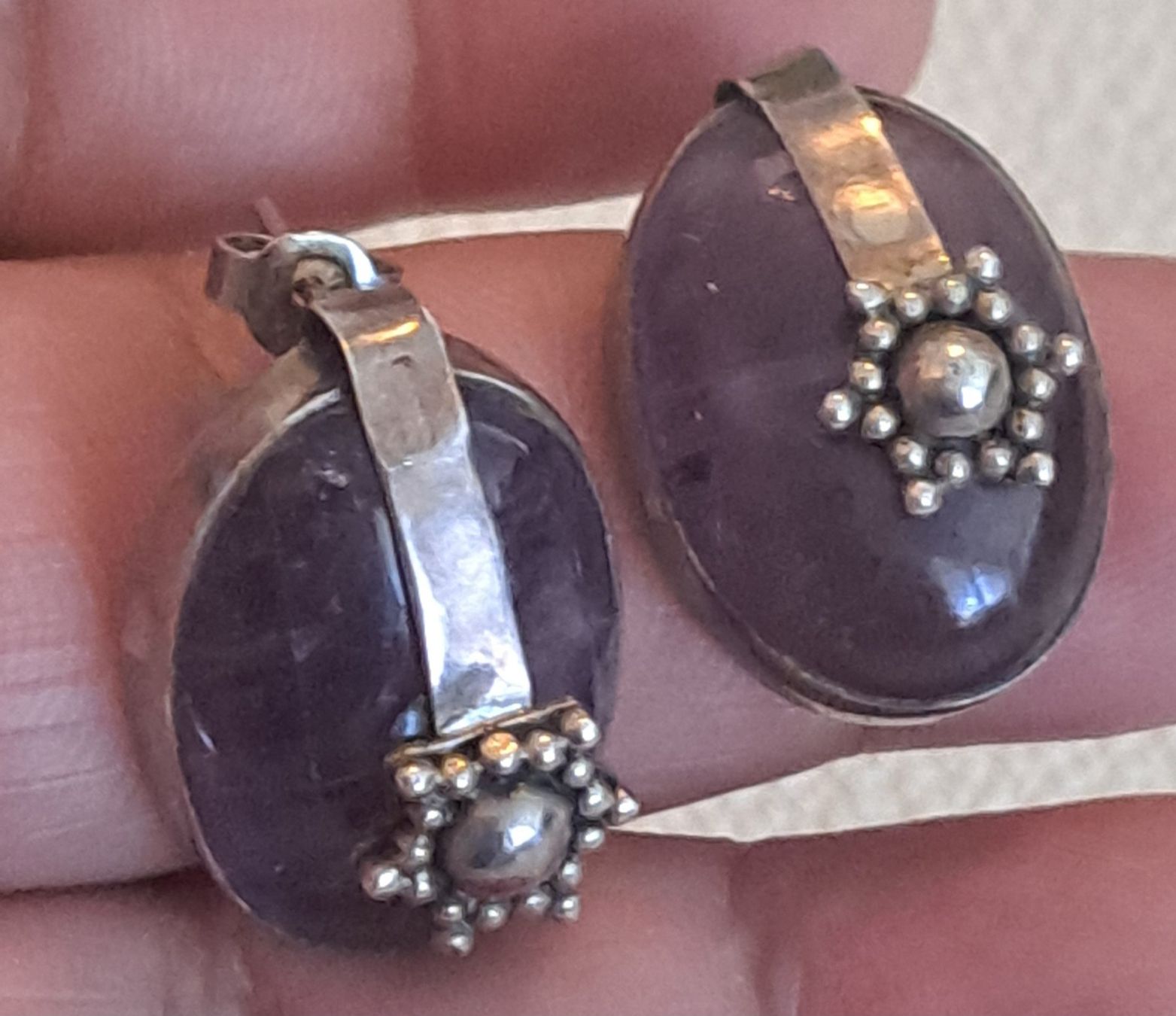 Ohrringe & -stecker: Boucle d oreille 925 améthyste – Gebraucht aus Biel/Bienne von raf_2yqq 1