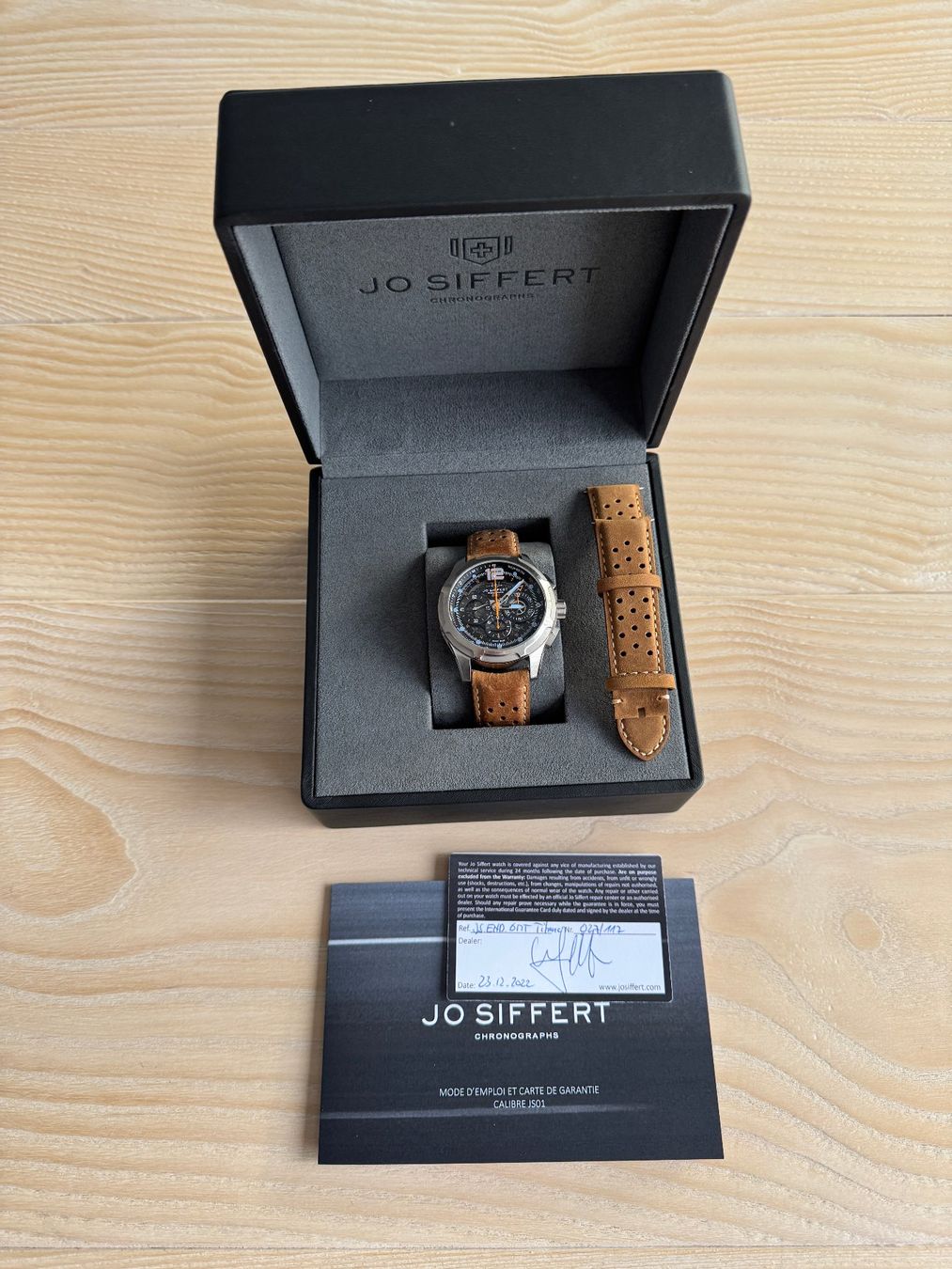 Orologi: Jo Siffert Chronograph endurance GMT Edition limitée – Usato da Vuadens venduto da 0vomaltine 1