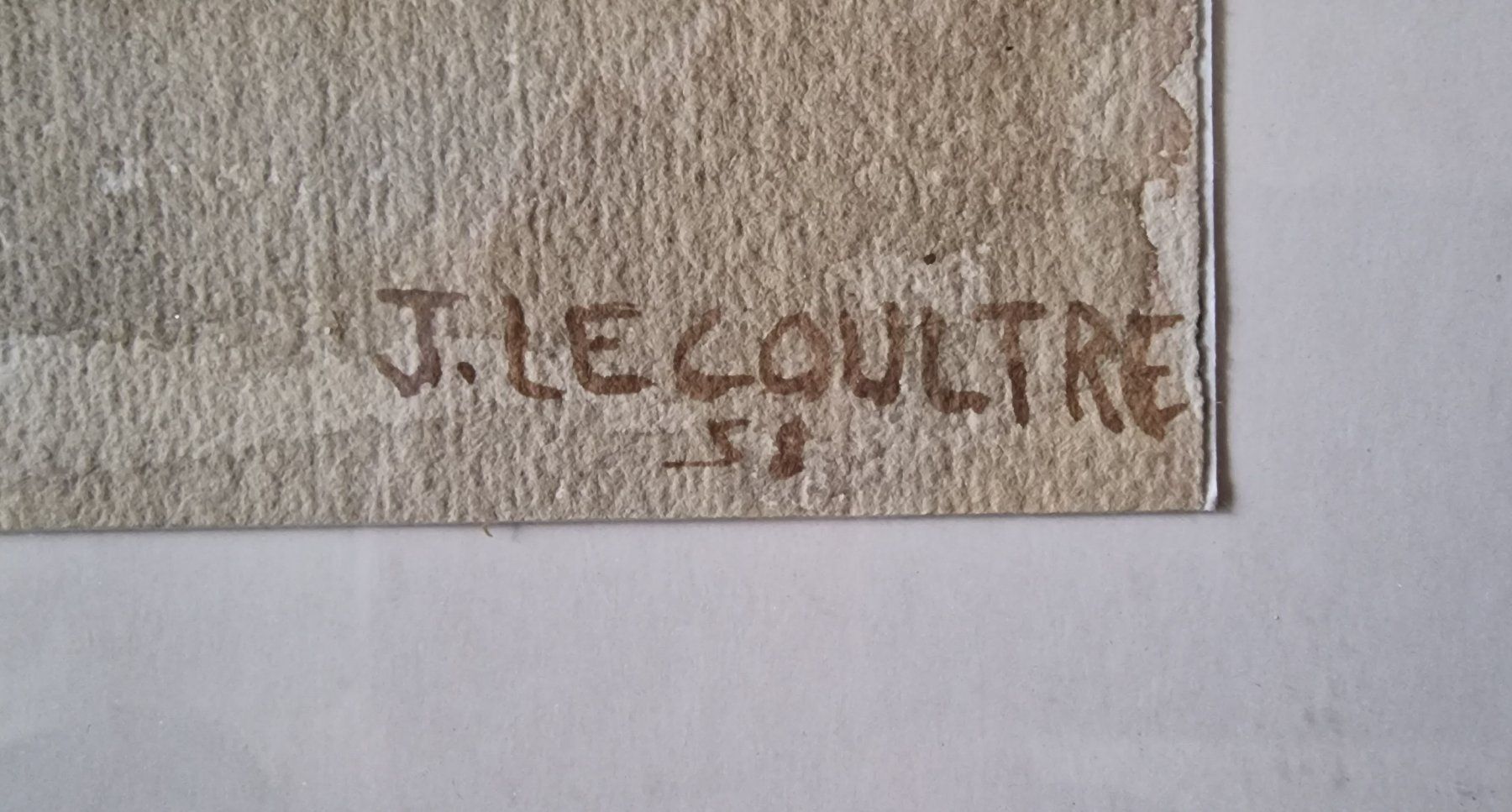 Dipinti: Aquarell / J. Lecoultre – Usato da Zürich venduto da B-Rock 4