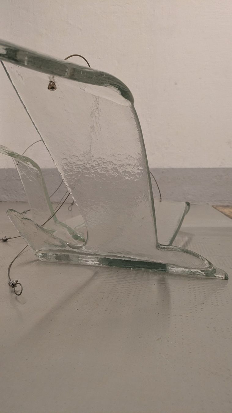 Glasi Hergiswil Gläser: 3 Glasmöven - Glasi Hergiswil – Gebraucht aus Zürich von MathiasJ 1