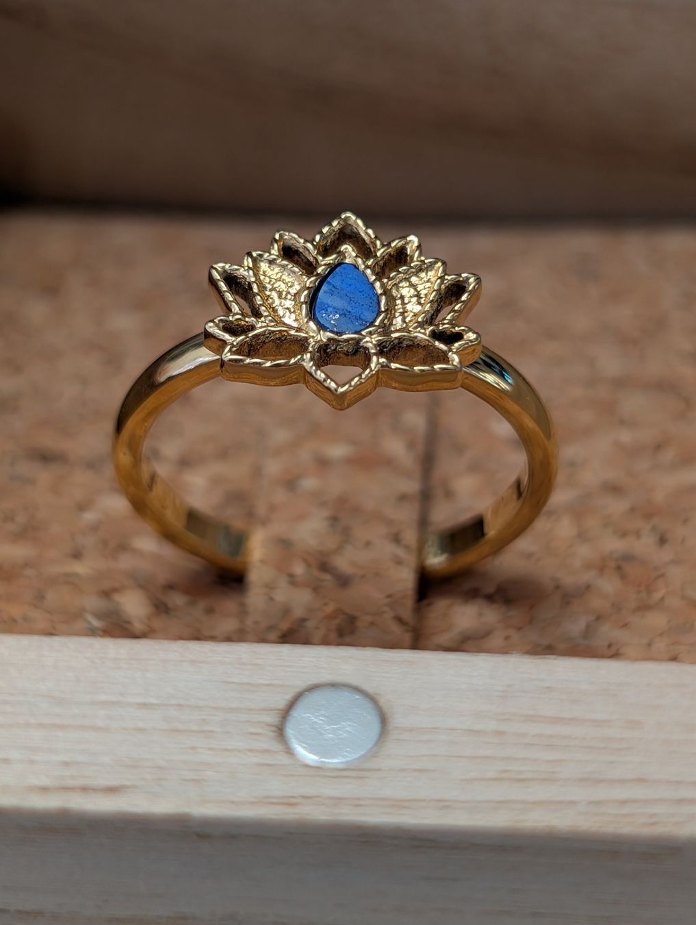 Anelli: Holzkern Ring Lapislazuli & Gold – Nuovo (secondo la descrizione) da Stäfa venduto da IsaBach
