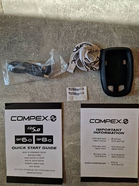 Appareils de massage: Compex SP 8.0 : 4 PAQUES NEUFS DE PATCH, SANGLES NEUVES – D'occasion à Cugy VD par Chollet02 1