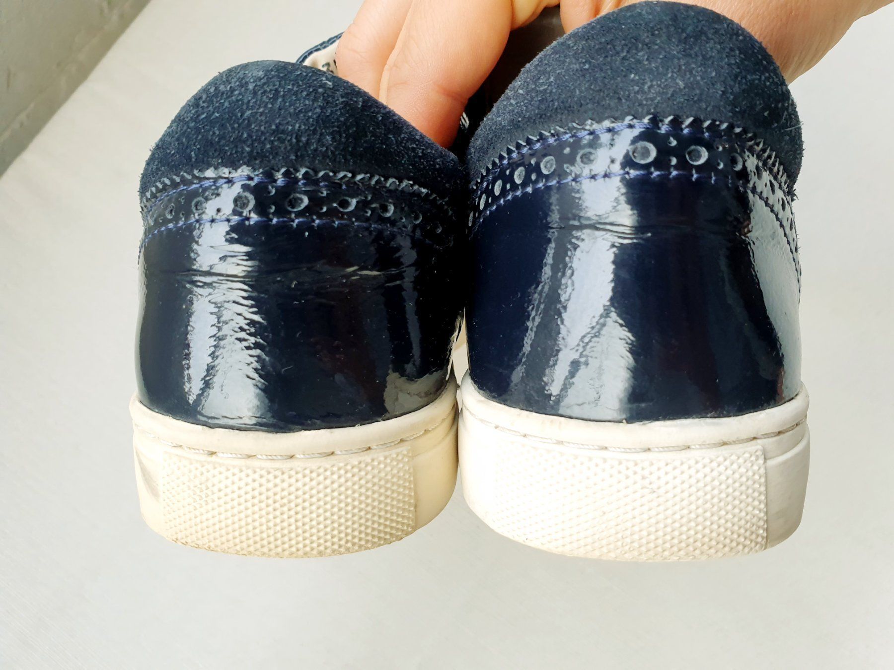 Navyboot Damenschuhe: NAVYBOOT SNEAKER SCHUHE BLAU ECHT LEDER 35 HALBSCHUH TOP – Gebraucht aus Elsau von the-colorful-side 4
